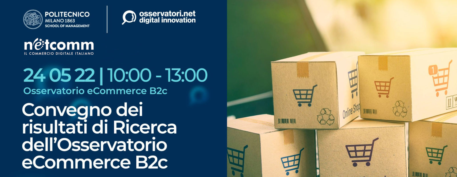 Convegno di Presentazione dei Risultati dell'Osservatorio eCommerce B2c 2022