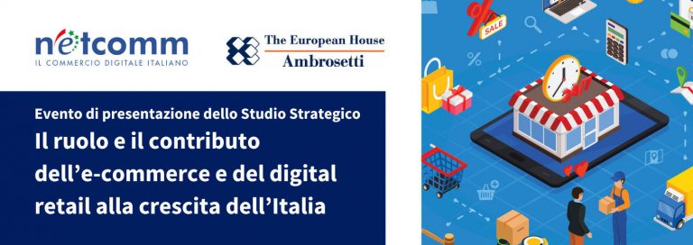 Scopri di più sull'articolo La rete del valore dell’E-commerce in Italia vale 71 miliardi di euro ed è il primo driver di crescita dell’Economia