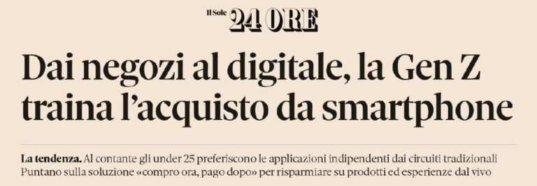 Scopri di più sull'articolo Pagamenti Digitali: l’Analisi de Il Sole 24 Ore sulla Ricerca NetRetail